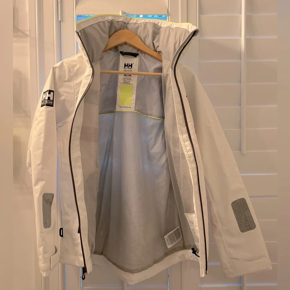 Helly Hanson Salt Navigator Jacket - White - M - Picture 2 of 4